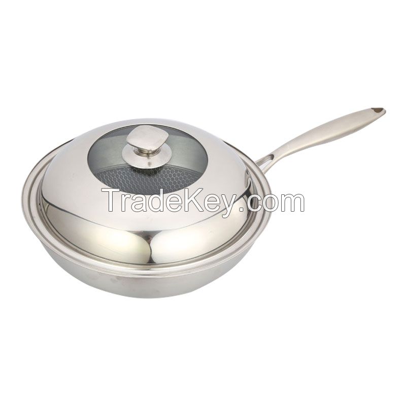 Stainless Steel Wok Set Non Stick La Sera Cookware Cooking Pot Masterclass Premium Cookware 