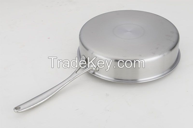 Stainless Steel Nonstick Frying Pan Egg Fry Pan Stainless Steel Cookware 