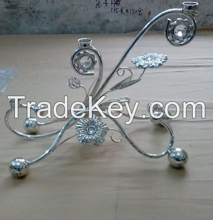Silver plated color Candle Light 