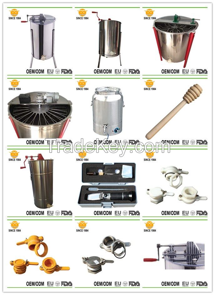 manual/electrical honey extractor 2, 3, 4, 6, 8, 12, 20, 24 frames honey extractor