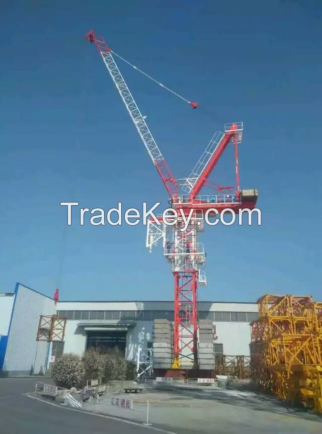 China popular 8tons QTD4522 luffing tower crane with 45m jib for high-rise building