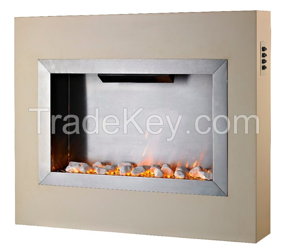 Free Freestanding MDF Electric Fireplace with LED 