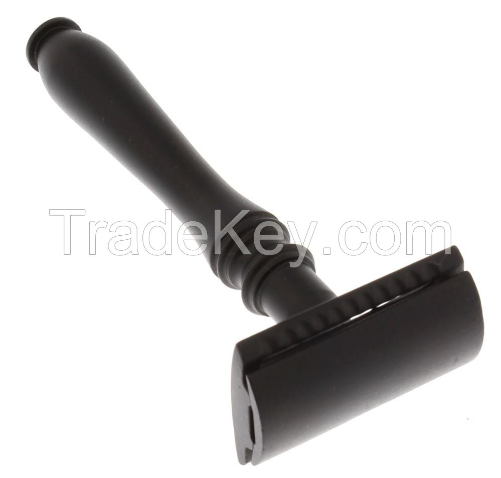 Black DE Safety Razor