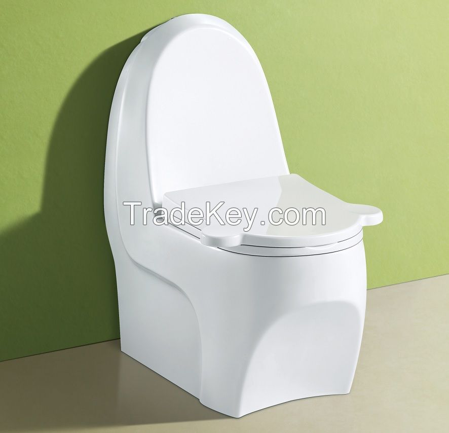 small size cute colored design one-piece kids baby toilets for preschool children