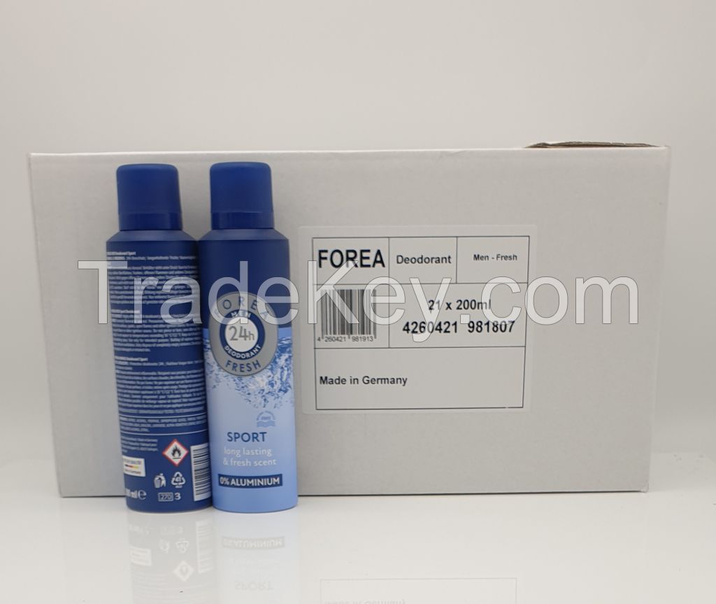 Forea Deodorant Men FRESH / SPORT 24h, 200ml