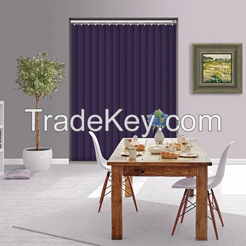 Controliss Liso Purple Majesty 240V AC mains RTS remote control electric vertical blind