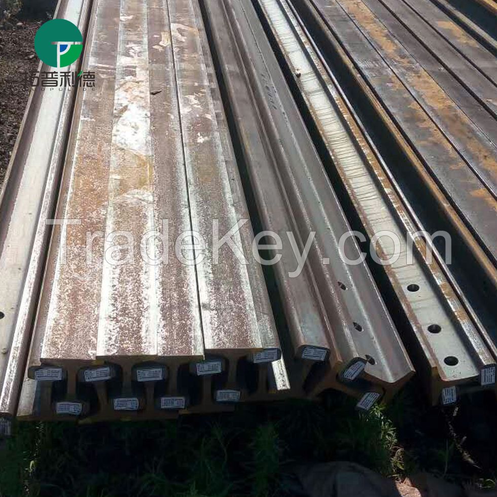 Heavy railway steel rail track used in crane