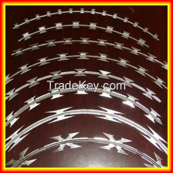 Razor Barbed Wire / Galvanized Razor Barbed Wire /Razor Barbed Wire Fencing