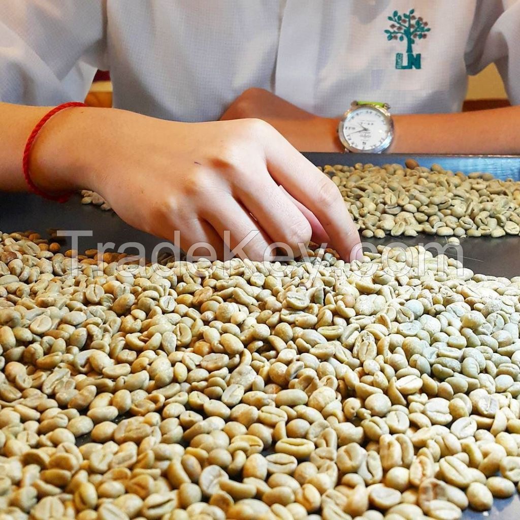 Green Coffee Bean 100% Arabica - Peaberry