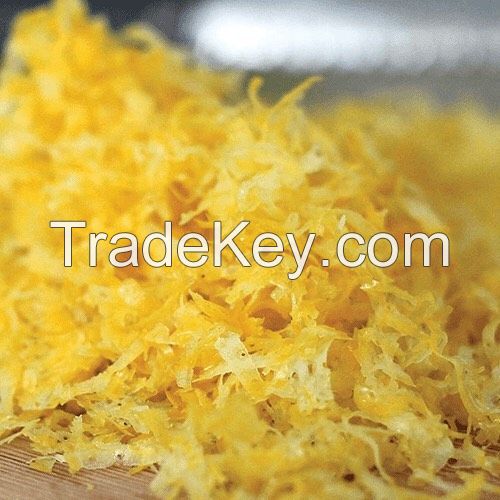 Dried lemon peel