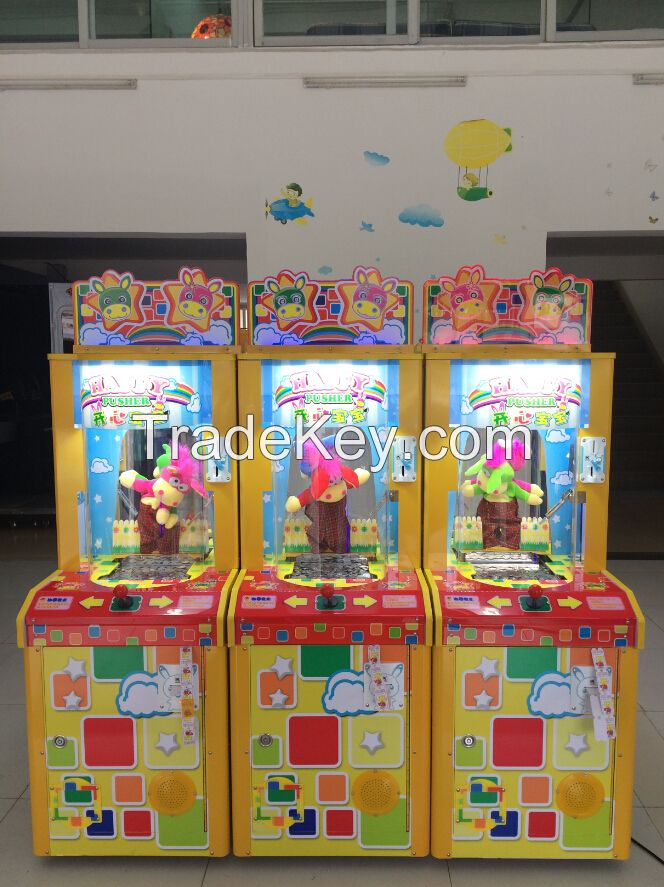 Happy Pusher Coin Pushing Machine Amusement Game Machine