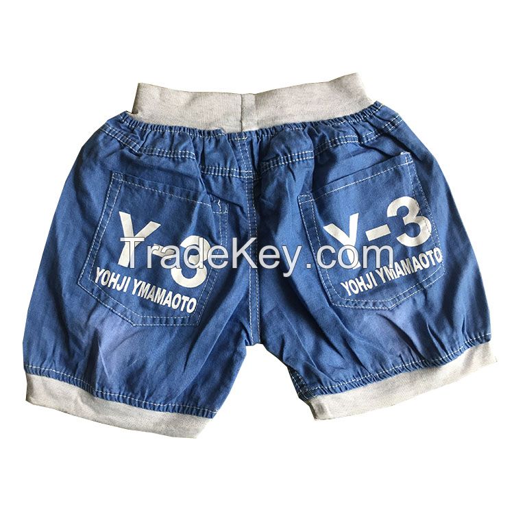 Wholesale Children Summer short trousers kid fashion jeans