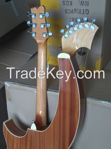 6/6/8 Strings Double neck Electric harp guitar