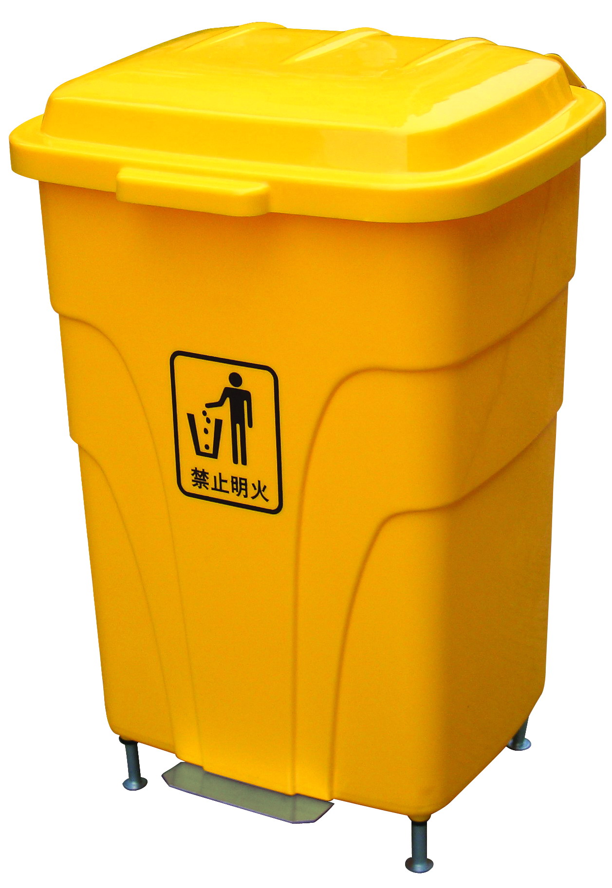 foot-control garbage can
