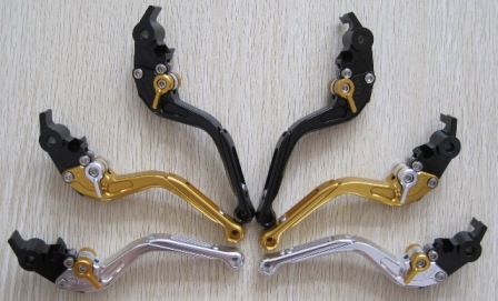 Motorcycle adjustable brake clutch lever