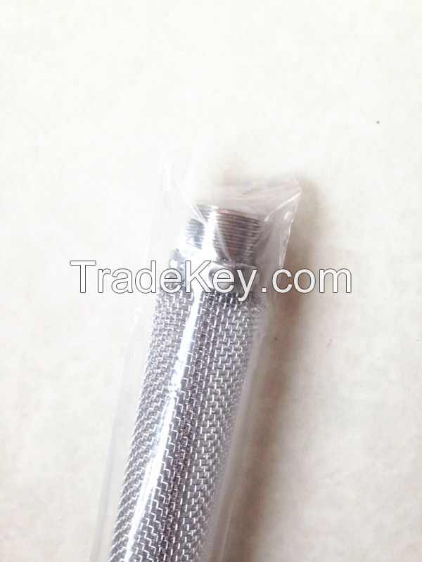 Extra Fine Mesh  bazooka screen tubes with spigot ball valve Brew Tapper Kettle Screen, Stainless Steel Bazooka Screen