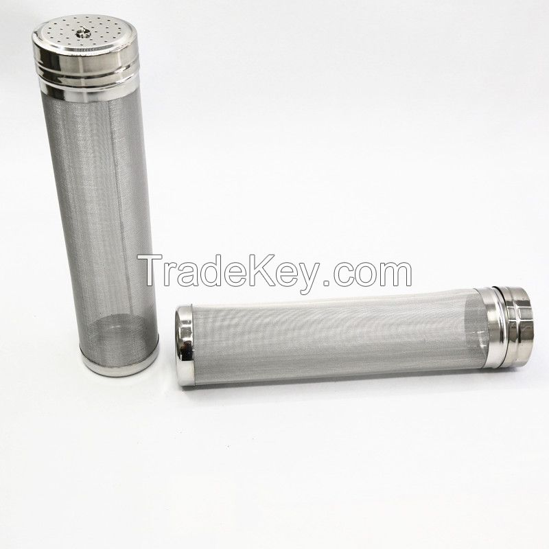 300 Micron Stainless Steel Homebrew Beer Dry Hopper Filter, home brew beer corny beer kegs filter