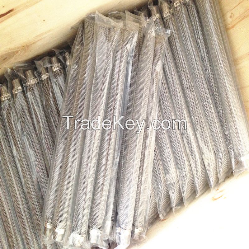 Extra Fine Mesh  bazooka screen tubes with spigot ball valve Brew Tapper Kettle Screen, Stainless Steel Bazooka Screen