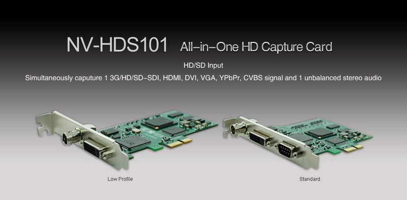 MV-HDS101 All in 1 HD Capture Card