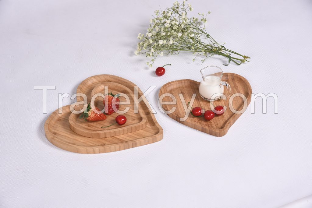 Bamboo food plates