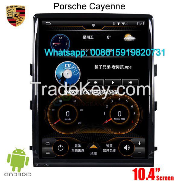 Porsche Cayenne radio GPS android Vertical screen