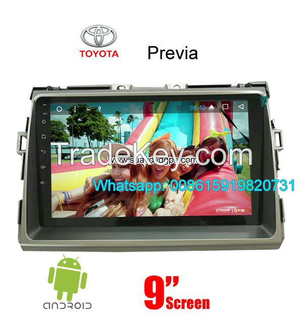 GPS android Wifi navigation camera for Toyota Previa Car radio