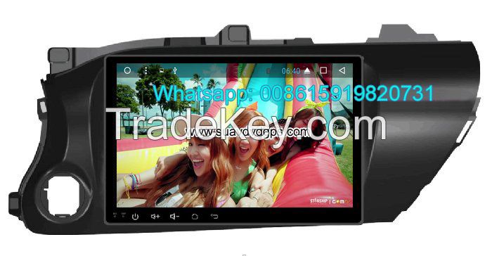Car DVD android GPS camera for Toyota Hilux 2017 radio