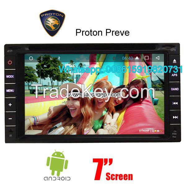 DVD GPS android for Proton Preve radio
