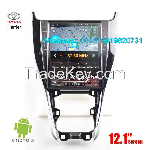 Car radio android 7.1 GPS navigation special for Toyota Harrier
