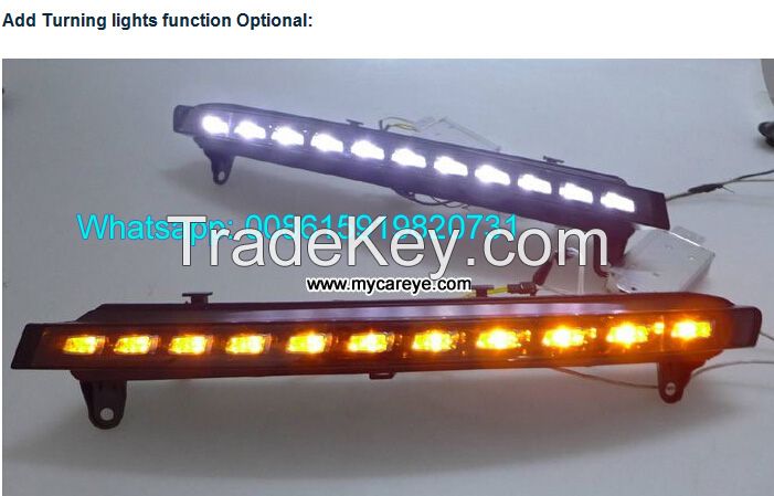 LED DRL Daytime Running Lights Driving Turn Signal for Audi Q7