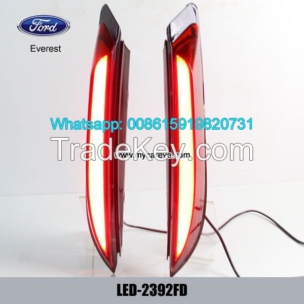 Car LED Bumper Brake Turn Signal Lights Reversing lamps for Ford Everest