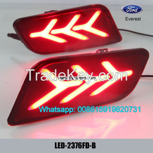 Newest Auto LED driving running Bumper Brake Lights for Ford Everest