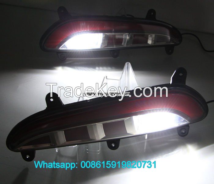 Car LED running Bumper Turn Signal Brake Lights lamps for Hyundai i20