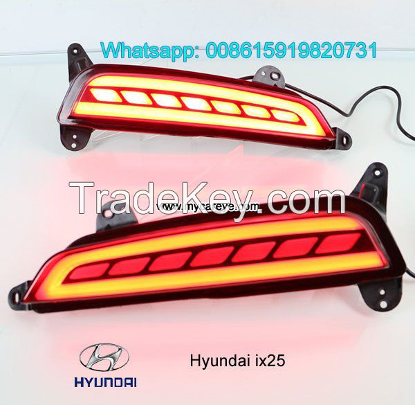 Car LED Bumper lamps taillight brake Backup Lights for Hyundai ix25