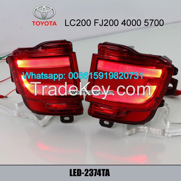 Car tail Bumper Brake LED Lights for Toyota Land Cruiser 200 FJ200 4000 5700