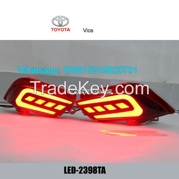 Car LED driving running Bumper Brake Lights lamps for Toyota Vios