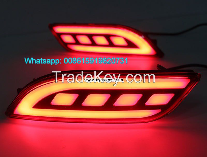 Car Rear Bumper lamps Brake Tail Parking Warning LED Light for Jeep Compass