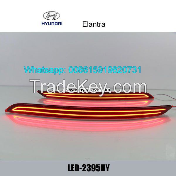 Car LED running Bumper Brake Lights lamps for Hyundai Elantra