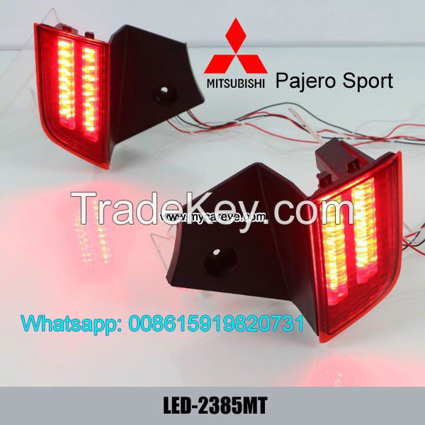 Car LED running Bumper Brake Lights lamps for Mitsubishi Pajero Sport