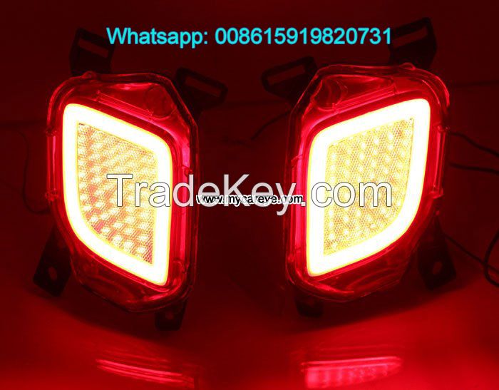 Car LED Rear Bumper Brake Turn Signal Lights lamps for Toyota Highlander