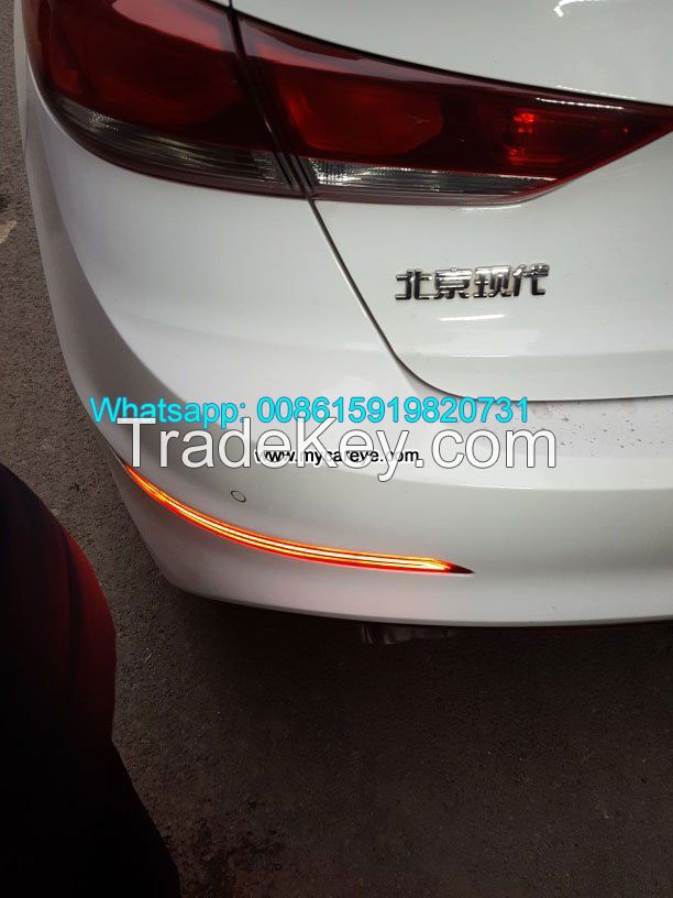 Car LED running Bumper Brake Lights lamps for Hyundai Elantra