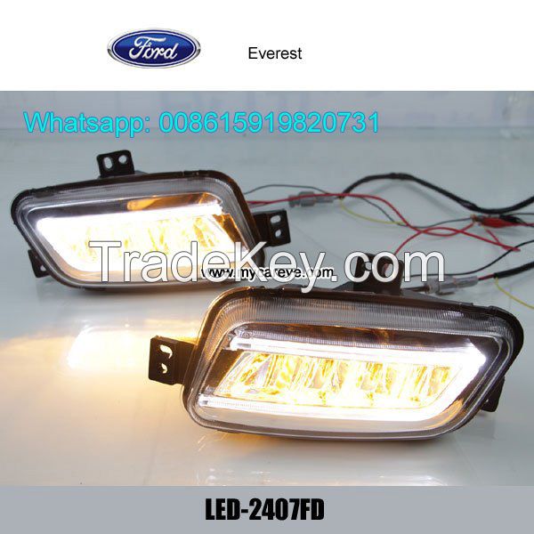 Car DRL LED Daytime Running Lights autobody parts for Ford Everest