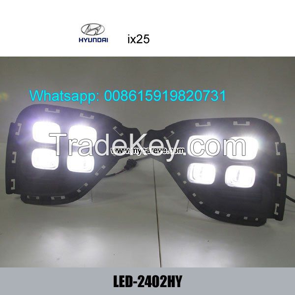 Car DRL LED Daytime Running Light led driving lights for Hyundai IX25