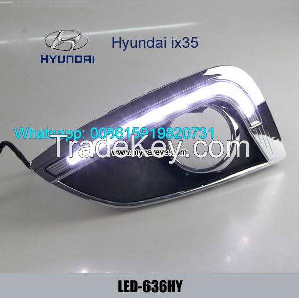 Car DRL LED Daytime driving Lights daylight car light upgrade for HYUNDAI ix35