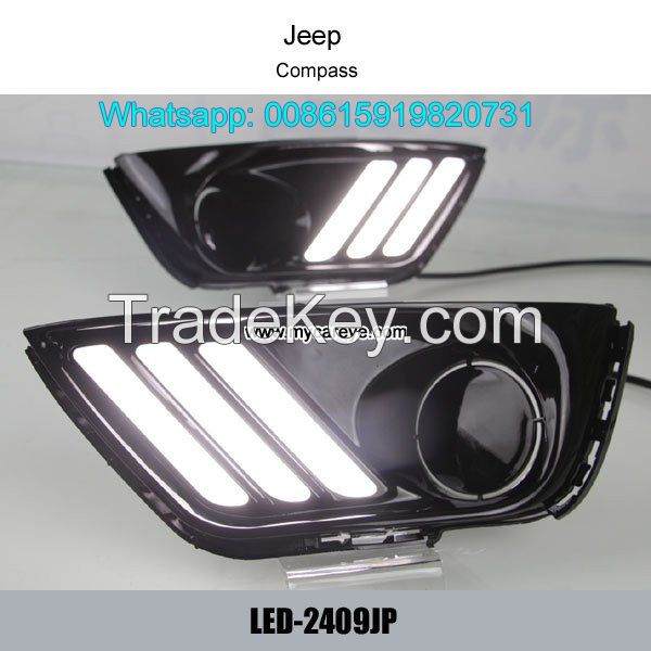 Car DRL LED Daytime Running Light led driving lights for Jeep Compass