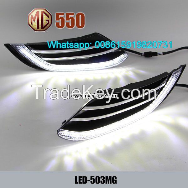 Car DRL LED Daytime driving Lights turn signal lamps upgrade for MG 550