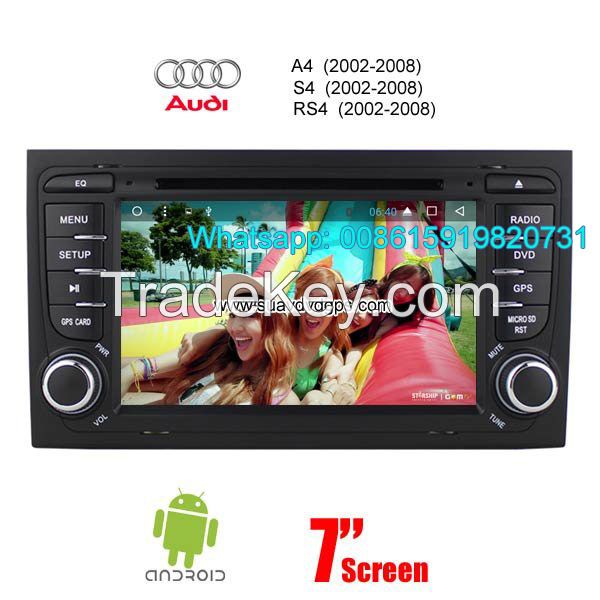 Car radio DVD player GPS android for Audi A4 S4 RS4
