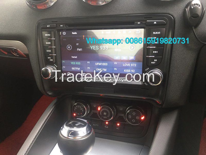 Car radio DVD GPS android navigation for Audi TT