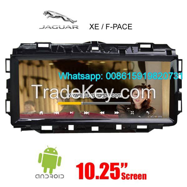 Car stereo radio GPS android navigation for Jaguar XE F-PACE