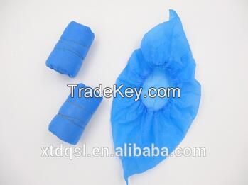 China Disposable new technology cpe shoe cover with elastic